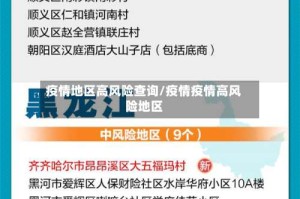 疫情地区高风险查询/疫情疫情高风险地区