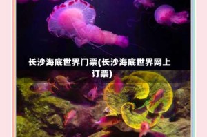 长沙海底世界门票(长沙海底世界网上订票)