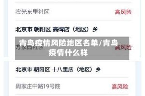 青鸟疫情风险地区名单/青鸟疫情什么样