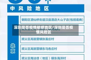 深圳是否疫情敏感地区/深圳是否疫情风险区