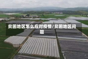 贫困地区怎么应对疫情/贫困地区问题