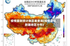 疫情最新统计地区表查询(疫情最新数据地区分布)