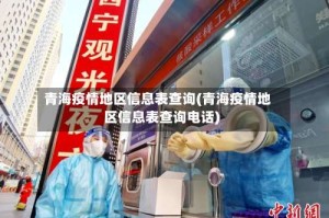 青海疫情地区信息表查询(青海疫情地区信息表查询电话)