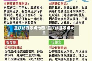 重庆旅游景点地图/重庆旅游景点大全