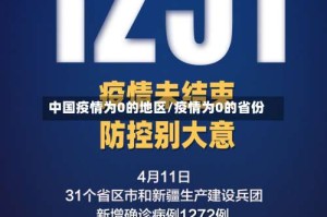 中国疫情为0的地区/疫情为0的省份