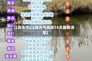 江苏天气(江苏天气预报15天最新消息)