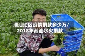 潮汕地区疫情捐款多少万/2018年潮汕水灾捐款