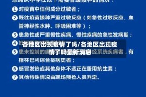 各地区出现疫情了吗/各地区出现疫情了吗最新消息