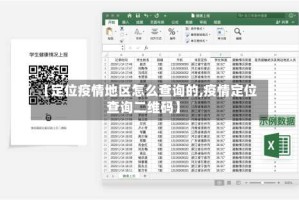 【定位疫情地区怎么查询的,疫情定位查询二维码】