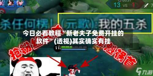 今日必看教程“新老夫子免费开挂的软件	”(透视)其实确实有挂-第1张图片