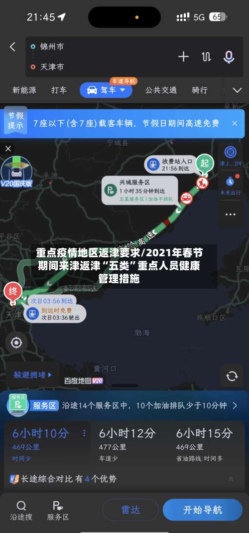 重点疫情地区返津要求/2021年春节期间来津返津“五类”重点人员健康管理措施-第1张图片