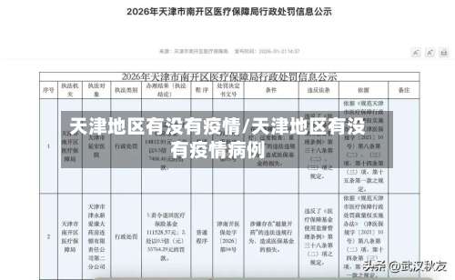 天津地区有没有疫情/天津地区有没有疫情病例-第3张图片