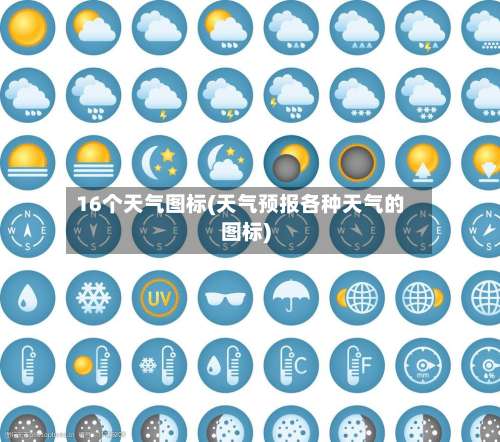 16个天气图标(天气预报各种天气的图标)-第1张图片