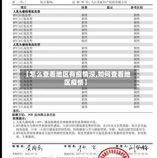 【怎么查看地区有疫情没,如何查看地区疫情】-第3张图片