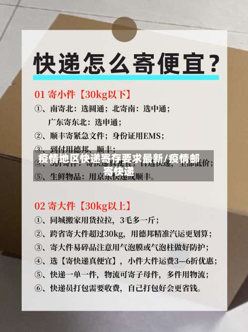 疫情地区快递寄存要求最新/疫情邮寄快递-第2张图片