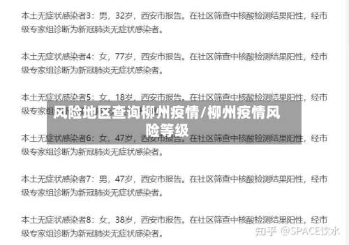 风险地区查询柳州疫情/柳州疫情风险等级-第3张图片