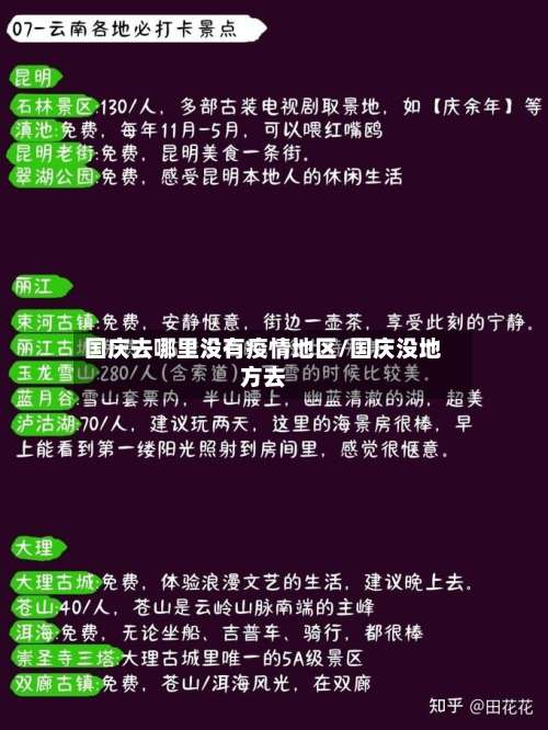 国庆去哪里没有疫情地区/国庆没地方去-第3张图片