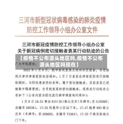 【疫情不公布源头地区吗,疫情不公布源头地区吗现在】-第3张图片