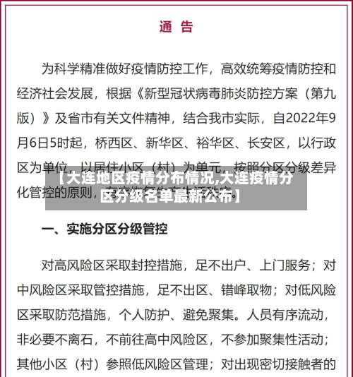 【大连地区疫情分布情况,大连疫情分区分级名单最新公布】-第2张图片