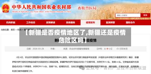 【新疆是否疫情地区了,新疆还是疫情危险区吗】-第3张图片