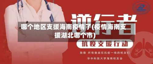 哪个地区支援海南疫情了(疫情海南支援湖北哪个市)-第1张图片