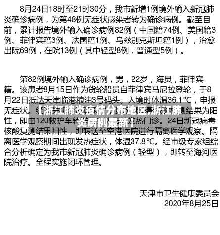 【浙江肺炎疫情分布地区,浙江肺炎病例最新】-第3张图片