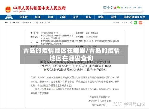 青岛的疫情地区在哪里/青岛的疫情地区在哪里查询-第1张图片