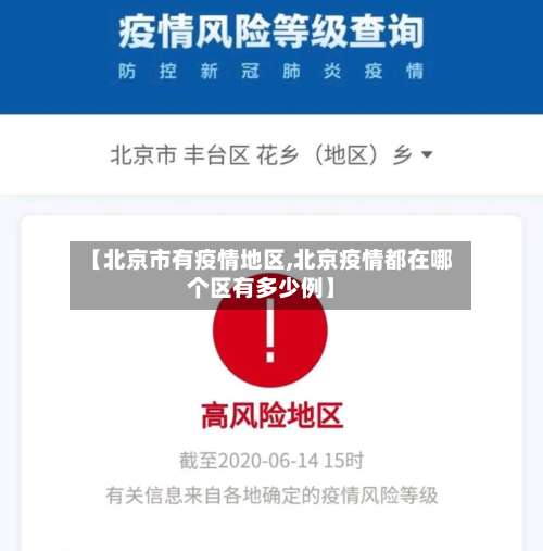 【北京市有疫情地区,北京疫情都在哪个区有多少例】-第2张图片