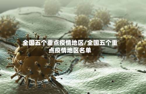 全国五个重点疫情地区/全国五个重点疫情地区名单-第1张图片