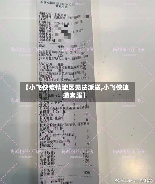 【小飞侠疫情地区无法派送,小飞侠速递客服】-第3张图片