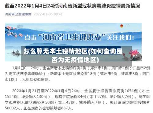 怎么算无本土疫情地区(如何查询是否为无疫情地区)-第3张图片