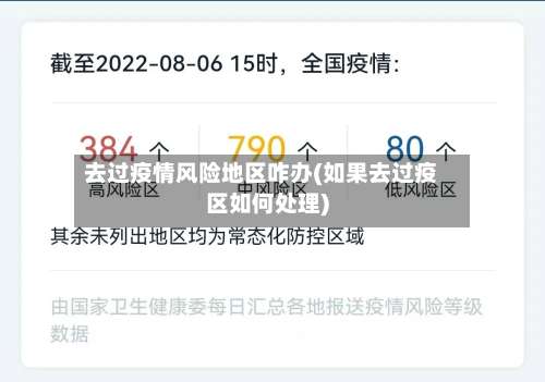 去过疫情风险地区咋办(如果去过疫区如何处理)-第1张图片
