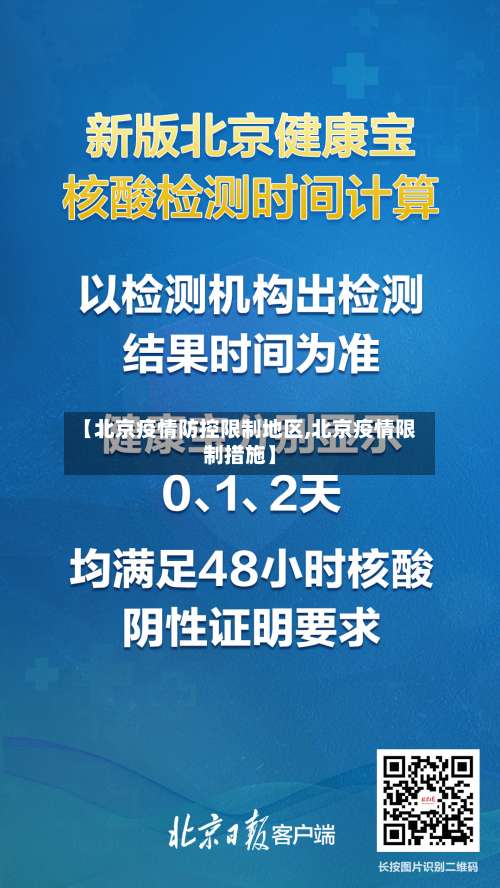 【北京疫情防控限制地区,北京疫情限制措施】-第1张图片