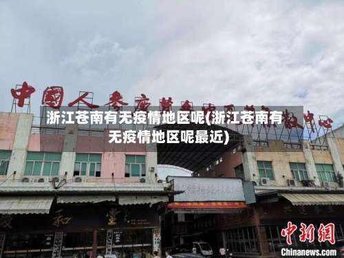 浙江苍南有无疫情地区呢(浙江苍南有无疫情地区呢最近)-第1张图片