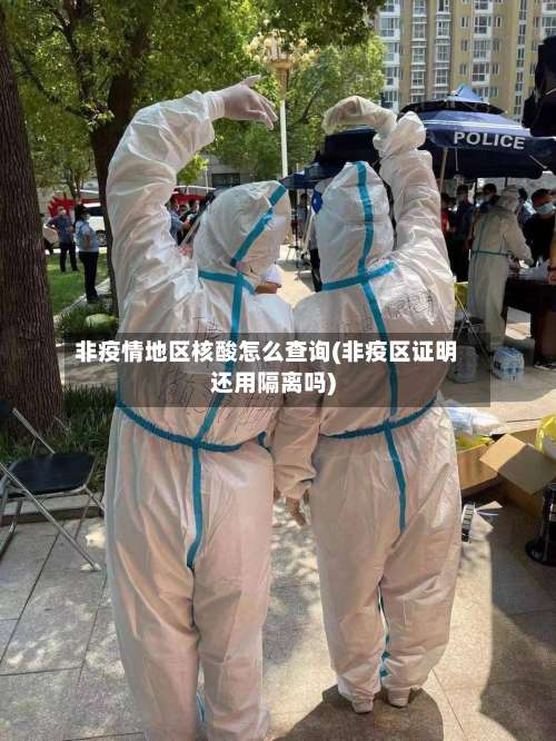 非疫情地区核酸怎么查询(非疫区证明还用隔离吗)-第1张图片